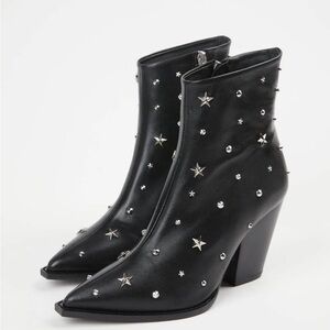 THE KOOPLES STAR STUDDED LEATHER BOOTS